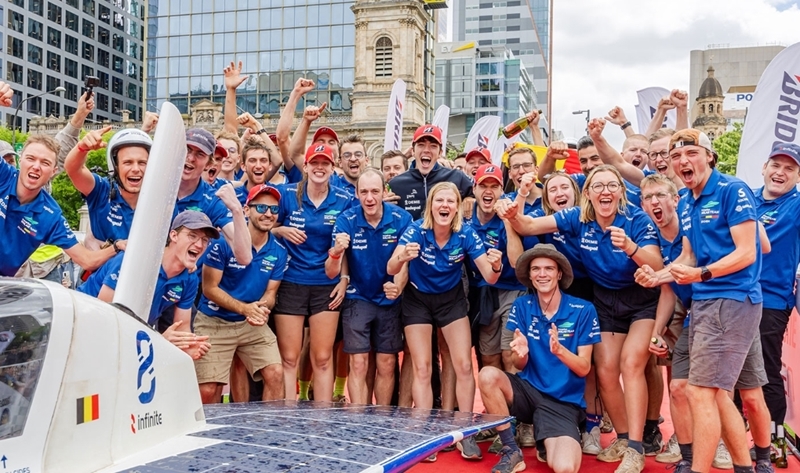 Belgisch Solar Team opnieuw winnaar op WK voor zonnewagens