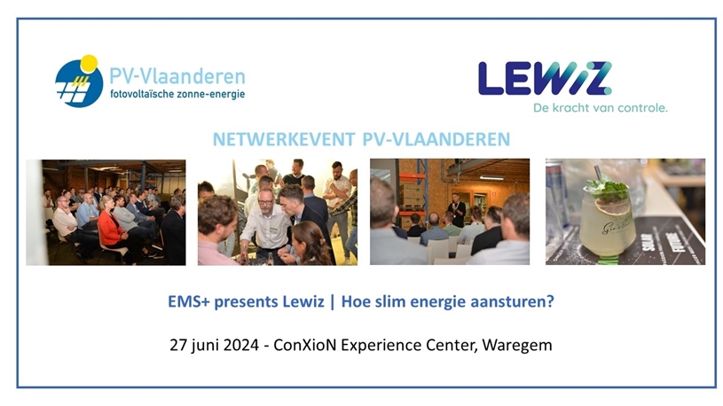 Netwerkevent PV-Vlaanderen (enkel voor leden van PV-Vlaanderen) EMS+