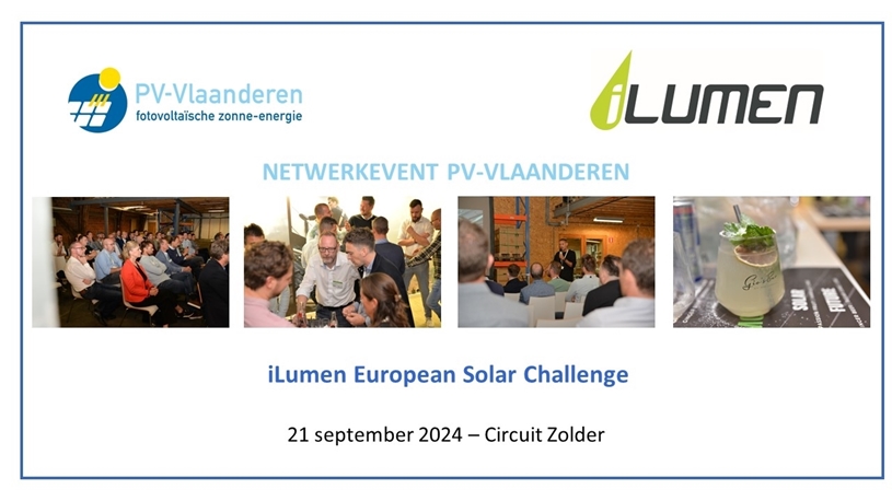 Netwerkevent PV-Vlaanderen (enkel voor leden van PV-Vlaanderen) Ilumen