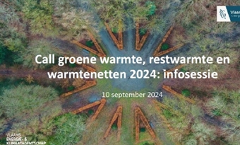 Call groene warmte najaar 2024: nieuwe voorwaarden