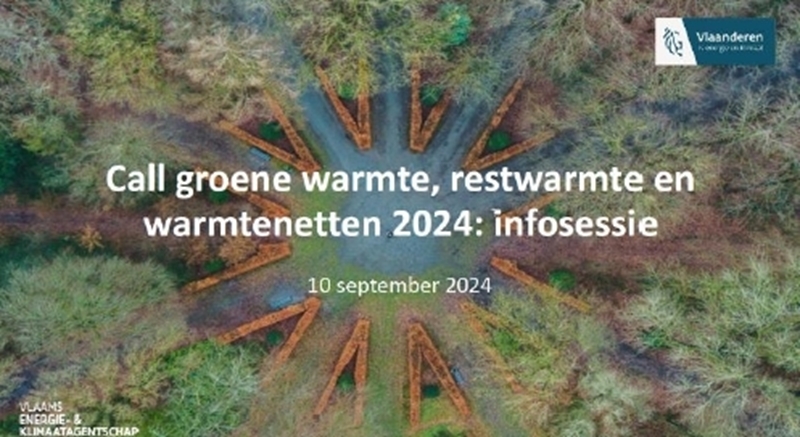 Call groene warmte najaar 2024: nieuwe voorwaarden