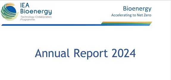 IEA Bioenergy publiceert jaarlijks rapport