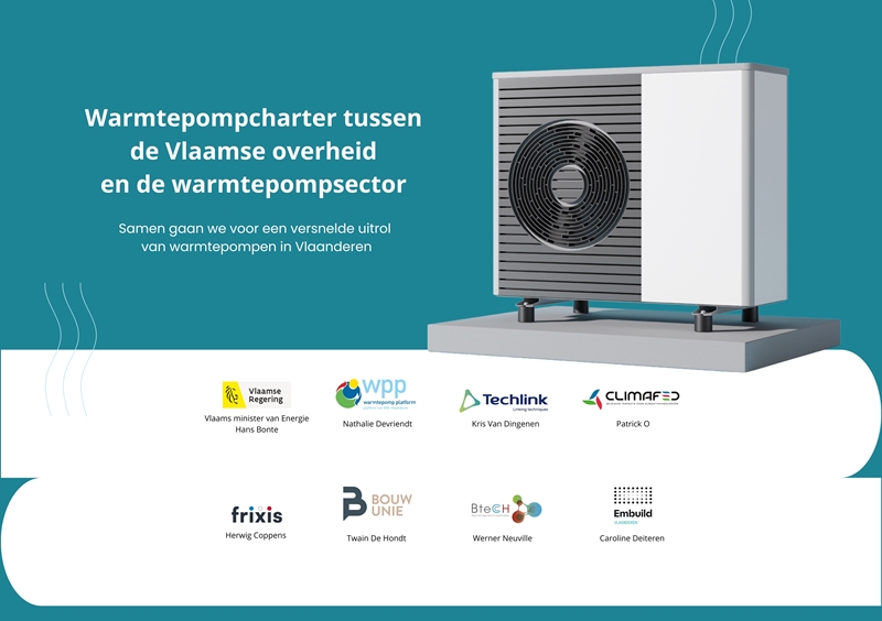 Vlaams minister Hans Bonte en warmtepompsector slaan handen in elkaar om warmtepompen breed uit te rollen in Vlaanderen