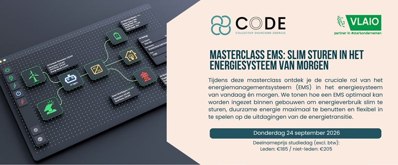 Masterclass Energiemanagementsysteem: slim sturen in het energiesysteem van morgen